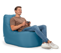 Mr. E-ZY - Chair - Petrol Blue - gaming
